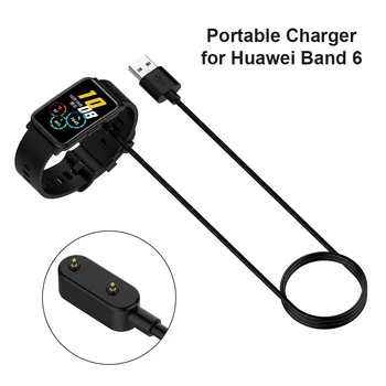 1 m USB Кабел за Бързо Зареждане на Huawei Band 6 Pro/Huawei Watch Fit Band Honor 6 Гривна Зарядно Устройство Smart-Аксесоари