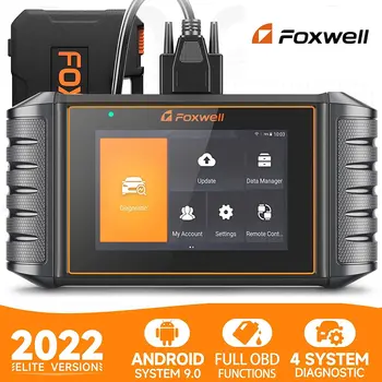Foxwell NT706 OBD2 Скенер ABS, SRS Двигател ПРИ Сканиране Инструмент Тест на Батерията OBD 2 Авто Диагностика Сканиращ Инструмент за Кола Безплатно Обновяване