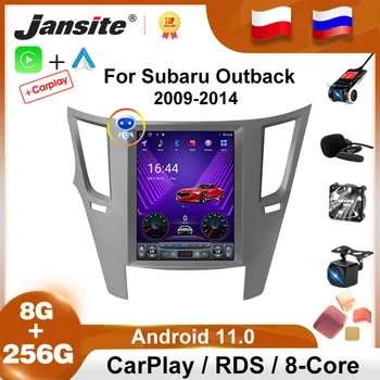 Jansite 2 Din Android 11,0 Авто Радио Мултимедиен Плеър За Subaru Outback 3 Legacy 4 2009-2014 Carplay Стерео Авторадио Авто DVD