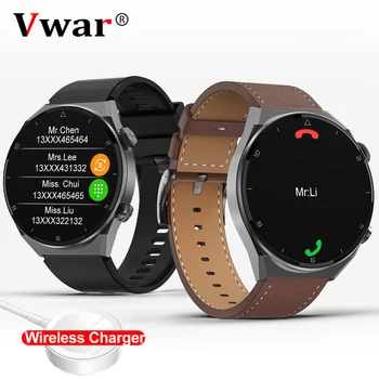 VWAR DT3 Pro Max Смарт Часовници Мъжки Безжично Зарядно Устройство NFC Smartwatch Bluetooth Предизвикателство GT3 Фитнес Гривна Мъж за Huawei Samsung 2022