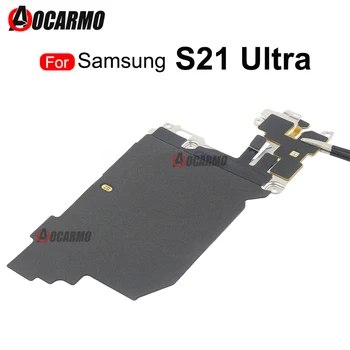 За Samsung Galaxy S21 Ultra S21U Безжична Зареждане Индукционная Макара Модул NFC Гъвкав Кабел С Метален Лист Резервни Части