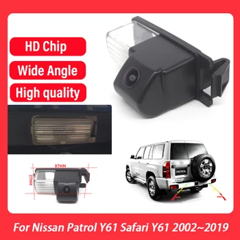 Камера за задно виждане За Nissan Patrol Y61 Safari Y61 2002 ~ 2016 2017 2018 2019 HD CCD Нощно Виждане Обратна Резерв Парковочная Камера