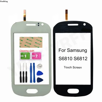 Мобилен Сензорен Екран За Samsung Galaxy Fame S6810 S6812 Сензорен Екран Дигитайзер, Смяна На Тампон На Предното Стъкло Сензор Обектив