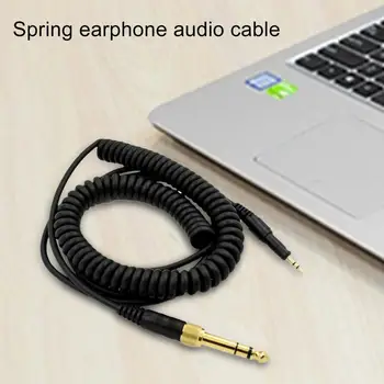 Преносимото аудио кабел Кабел за слушалки Стабилен Високо Навити Практичен Кабел за Слушалките ATH-M60X